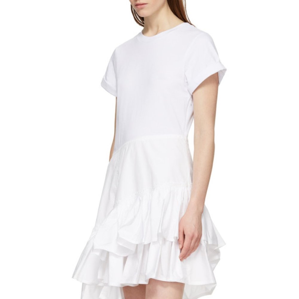 3.1 PHILLIP LIM FLAMENCO COTTON T-SHIRT MINI DRESS
